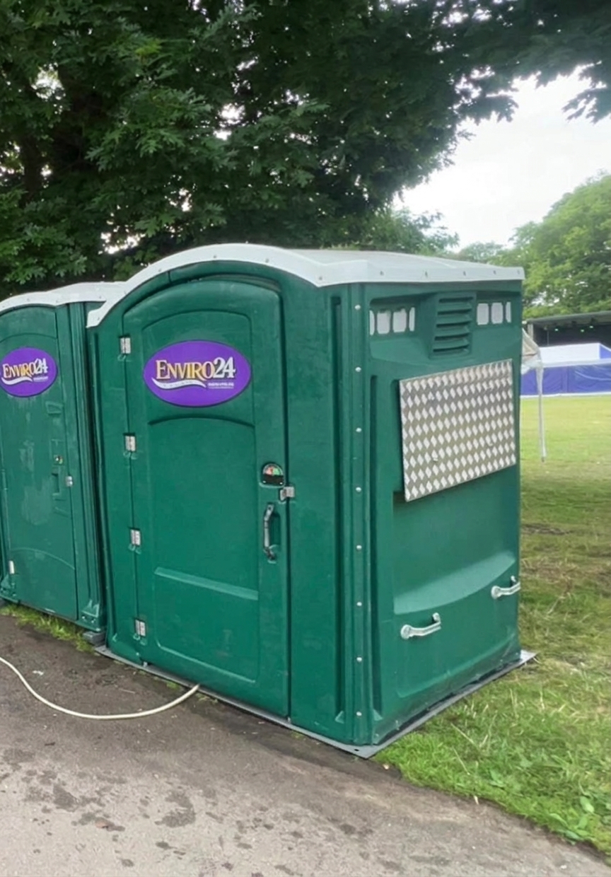 Enviro24 disabled access portable toilet unit at an outdoor event